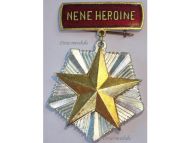 Albania People's Republic Mother Heroine Badge of the Order of Motherhood Glory 1955