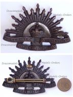 Australia WW1 General Service Cap Badge Australian Commonwealth Military Forces 1914 1918 with King's Crown