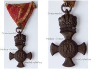 Austria Hungary WW1 Iron Cross for Merit with Crown 1916 in Iron