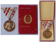 Austria WW1 Commemorative Medal with Swords for Combatants by Grienauer Boxed
