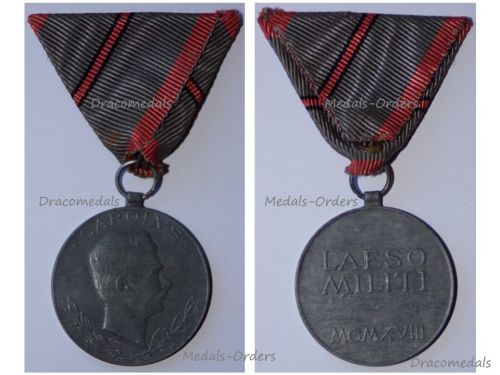 Austria Hungary WW1 Wound Medal Laeso Militi for Single Wound Marked W&A 