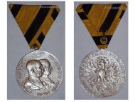Austria Hungary Silver Commemorative Medal for the Centenary of the War for the Independence of Tirol (Tyrol) 1809 1909 