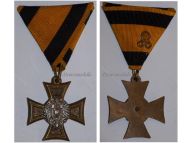 Austria Hungary Long Military Service Cross for 25 Years 1st Class for Officers 1849 1867