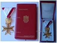 Austria Decoration of Honor for Services to the 2nd Austrian Republic Gold Badge (Cross 1st Class) Boxed by Anton Reitterer
