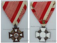Austria Hungary WW1 Cross of Military Merit III Class by V. Mayers Marked by the Vienna Mint