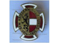Austria Hungary WW1 Cap Badge Den Kriegern Salzburg Combatants 1914 1915 by the War Support Office