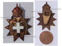Austria Hungary WW1 Cap Badge Austrian Society of the White Cross Lapel Pin for Officers