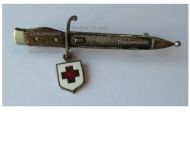 Austria Hungary WW1 Cap Badge S98 Bayonet for the Mauser 98 Rifle with Red Cross Shield