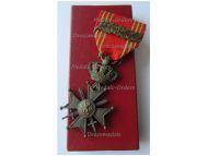 Belgium WW2 War Cross 1940 1945 with Palms L King Leopold III Boxed