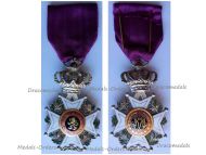 Belgium Order of Leopold I Knight's Cross Civil Division Bilingual 1952