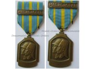 Belgium WW2 African War Medal 1940 1945 with Clasp Madagascar by Dupagne