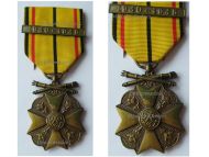 Belgium WW2 Civic Medal for War Merit 3rd Class with Clasp 1940 1945