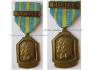 Belgium WW2 African War Medal 1940 1945 with Clasp Birmanie by Dupagne