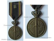 Belgium WW2 Prisoner of War Medal with 5 Clasps