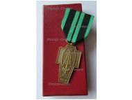 Belgium WW2 Resistance Medal for the Agents of the Intelligence Service, Operators of Secret Radio Stations Boxed by Fibru