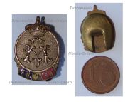 Belgium WW1 Lapel Pin Royal Federation of the Veterans of King Albert I Badge 