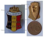 Belgium WW1 Lapel Pin Vilvoorde Veterans 1914 1918 Badge