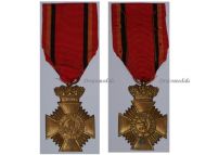 Belgium WW1 Military Decoration for Acts of Bravery and Distinguished Service 2nd Class King Albert 1909 1934