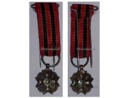 Belgium WW1 Civil Decoration Bravery Devotion Philanthropy Silver Medal MINI