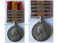 Britain Queen's South Africa Medal QSM with Clasps 1901 Transvaal Cape Colony Orange Free State Cheshire Regiment