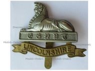 Britain WW1 Lincolnshire Regiment Cap Badge Egypt