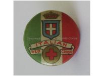 Britain Italy WW1 Patriotic Badge for the Support of the Italian Red Cross