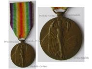 Czechoslovakia WW1 Victory Interallied Medal Signed by O. Spaniel Laslo Official Type 2