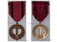 Czechoslovakia WW2 Czechoslovak Army Abroad Medal 1939 1945
