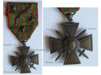 France WW1 War Cross 1914 1916 with 4 Citations Palms 3 Stars (1 Silver 2 Bronze)