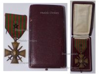France WW1 War Cross 1914 1916 with 1 Citation Bronze Star Boxed