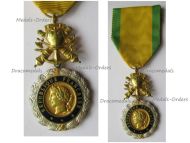France Military Medal Valor & Discipline 9th Type 1961