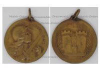 France WW1 Verdun Medal 1916 by Vernier without Maker's Mark