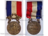 France WW1 Bronze Medal of Honor of the French Ministry of Interior for Acts of Courage & Devotion Type 1889 by Coudray