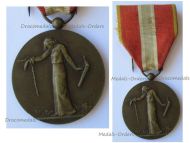 France WW1 Commemorative Medal for the Civil Prisoners of War, Deportees and Hostages by Delannoy & the Paris Mint