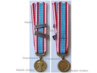 France North Africa Medal for Security and Order Operations with Clasps Algeria Morocco 1st Type MINI
