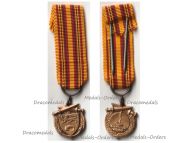 France WW2 Dunkirk Evacuation Veterans Medal 1940 MINI
