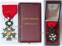 France WW1 National Order of the Legion of Honor Knight's Cross French 3rd Republic 1870 1951 Lux Type with Eagle's Head Hallmark Boxed
