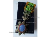 Vietnam WW1 Imperial Order of the Dragon of Annam Officer's Star Boxed (French Indochina)