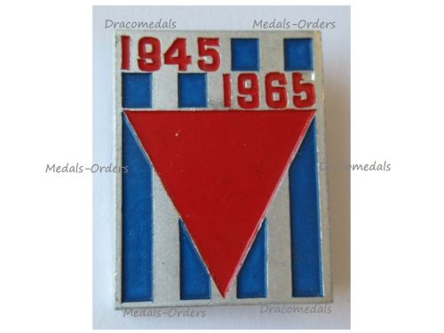 France WW2 Badge for the Liberation and Return of the Political Prisoners fron German Captivity 20th Anniversary 1945 1965 