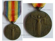 France WW1 Victory Interallied Medal by Charles Laslo Unofficial Type 1