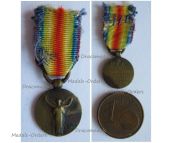 France WW1 Victory Interallied Medal by Morlon Laslo Official Type MINI 