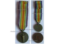France WW1 Victory Interallied Medal by Morlon Laslo Official Type MINI 
