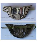 France WW2 Free French of Interior Wings FFI Badge Resistance Numbered