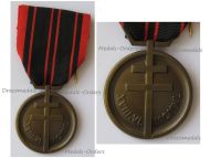 France WW2 National Resistance Medal 1940 1945 3rd Type by the Paris Mint