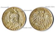 Germany 2 Mark Coin 1901 Prussia 200th Anniversary German Empire Kaiser Wilhelm II Berlin Mint