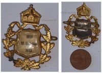 Germany Saxony WW1 Centenary Prussia Battle Leipzig 1813 1913 Patriotic pin German Decoration Award