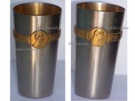 Germany Austria Hungary WW1 Patriotic Goblet for Officers with the Portrait of Kaiser Wilhelm & Franz Joseph 1914 1915 Small Type