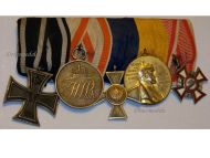 Germany Austria WW1 Military Merit Iron Cross Long Service Wilhelm Centenary Medals set 1914 1918 Great War