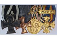 Germany WW1 Regimental Iron Cross 21st Infantry Reg Veterans Legion Honor Military Medals set German 1914
