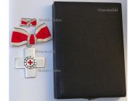 Germany Red Cross Decoration 2nd Class 1953 Boxed with Miniature LOW NUMBERED